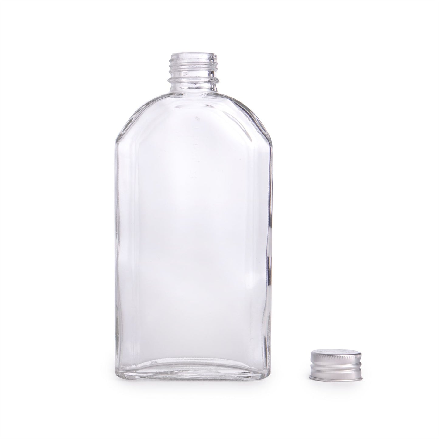 Glass Flask Bottles with Lids 350ml - Set of 10 | Pukkr	