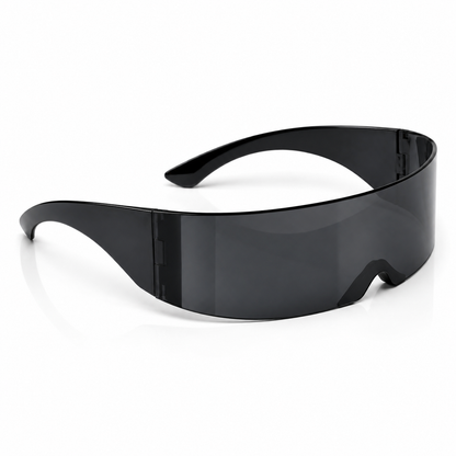 Black Cyber Shield Glasses