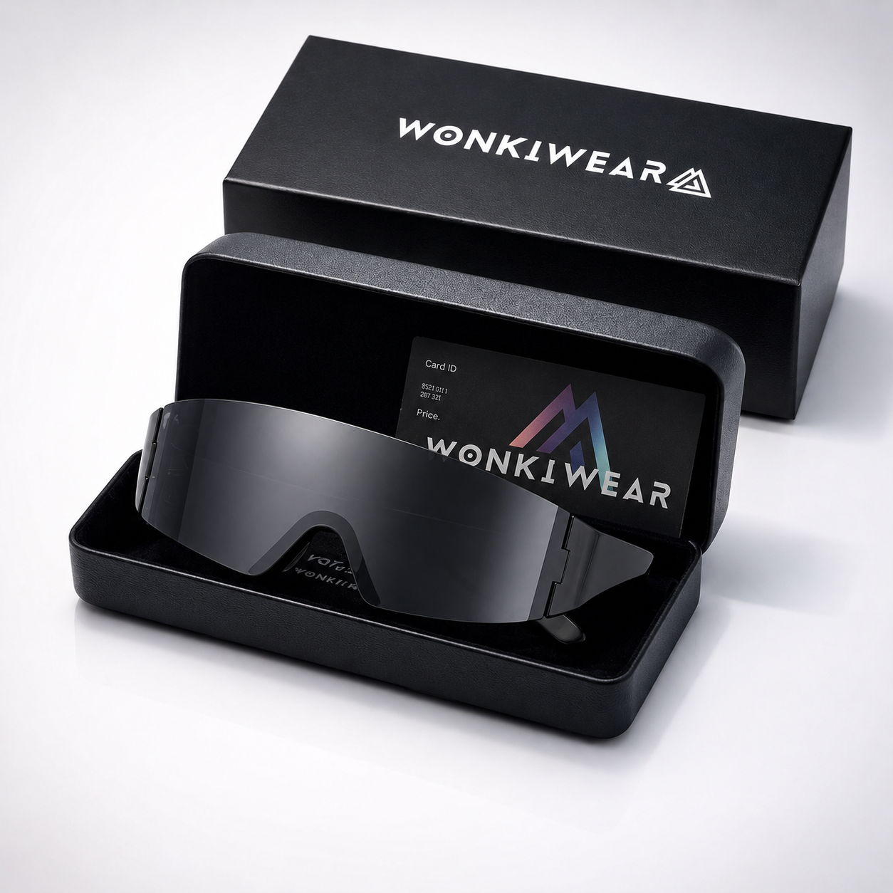Black Cyber Shield Glasses
