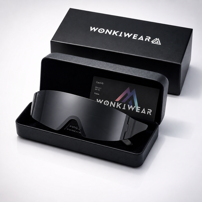 Black Cyber Shield Glasses