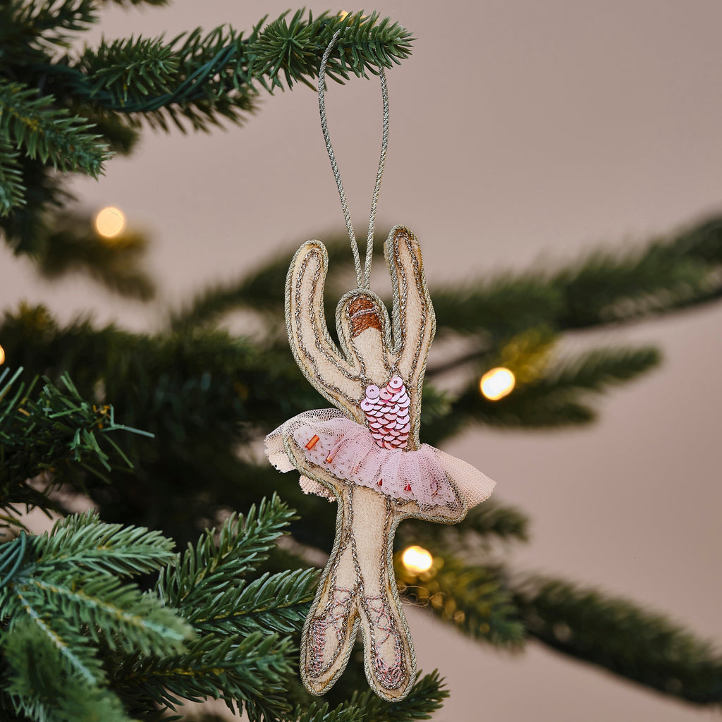 Embellished Ballerina Christmas Tree Decoration – product image 3