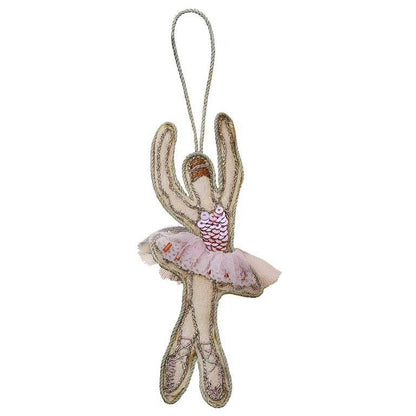 Embellished Ballerina Christmas Tree Decoration