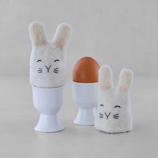 Felt Easter Bunny Egg Cosies (2pk)