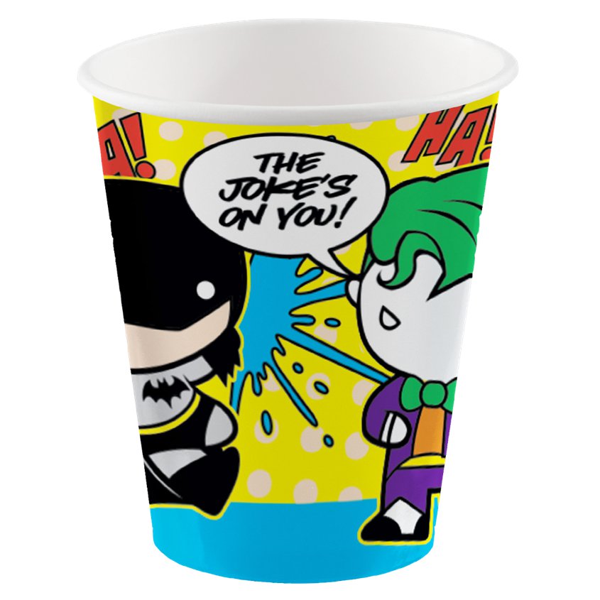 Batman & Joker Paper Cups - 250ml (8pk) – product image 3