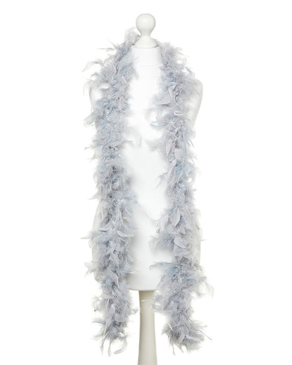 Silver Feather Boa -180cm