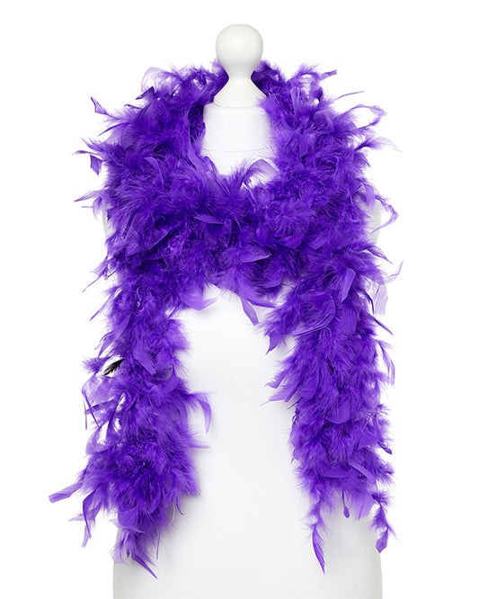 Purple Feather Boa -180cm