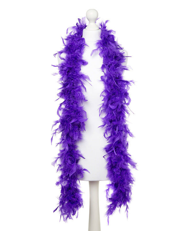 Purple Feather Boa -180cm