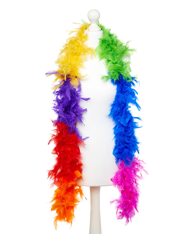 Rainbow Feather Boa -180cm – product image 2