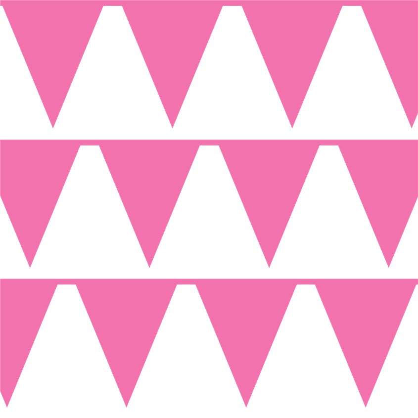 Pink Paper Bunting - 4.5m – product image 2