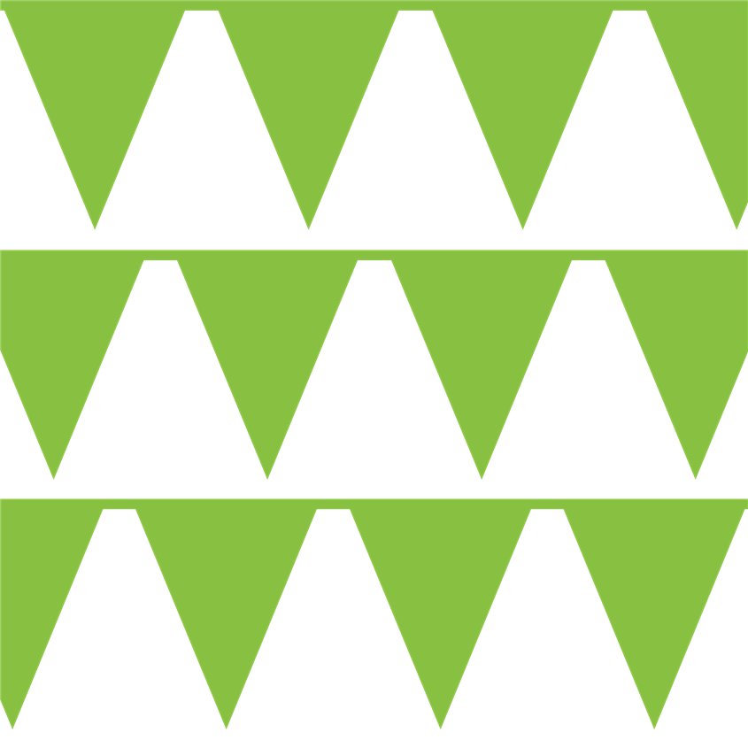 Lime Green Paper Bunting - 4.5m – product image 2