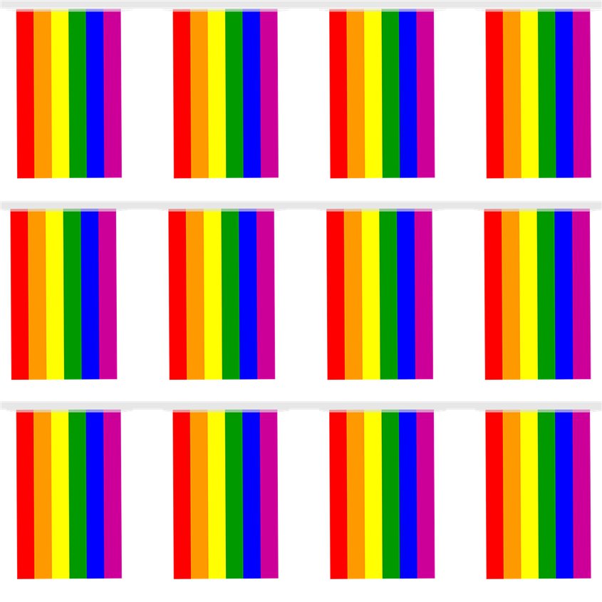 Pride Flag Bunting - 7m