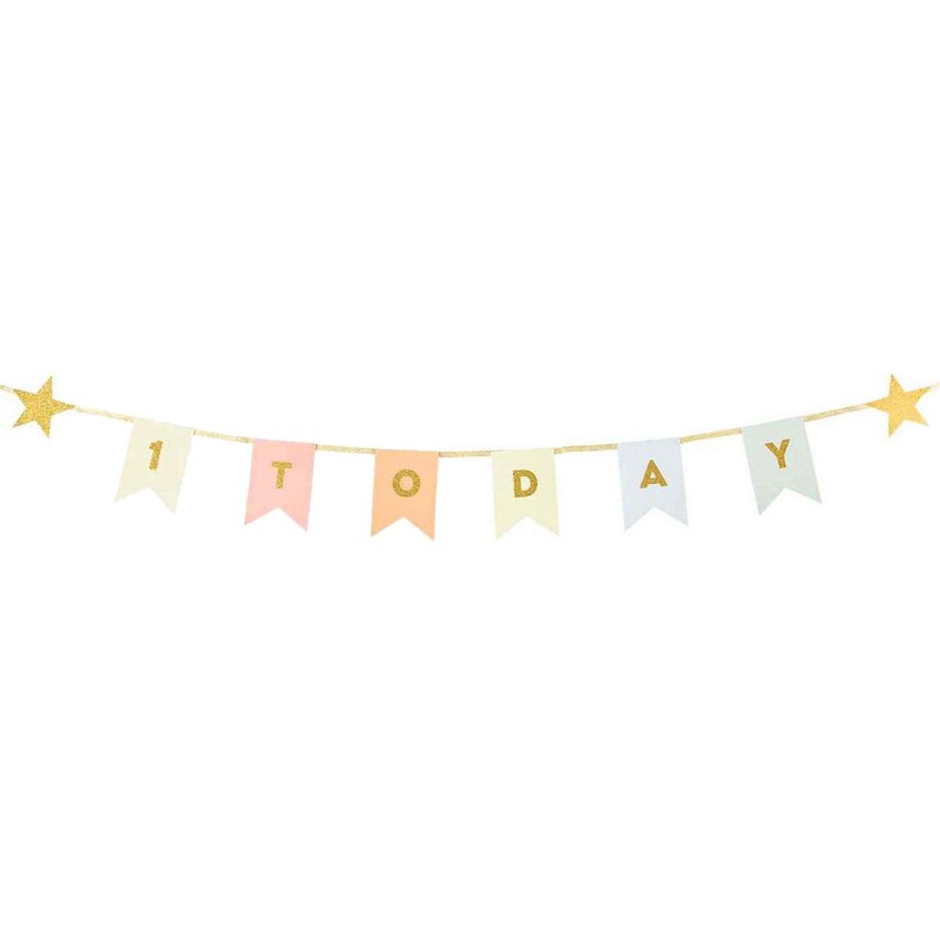 1 Today Gold Glitter Bunting - 1.5m – product image 2