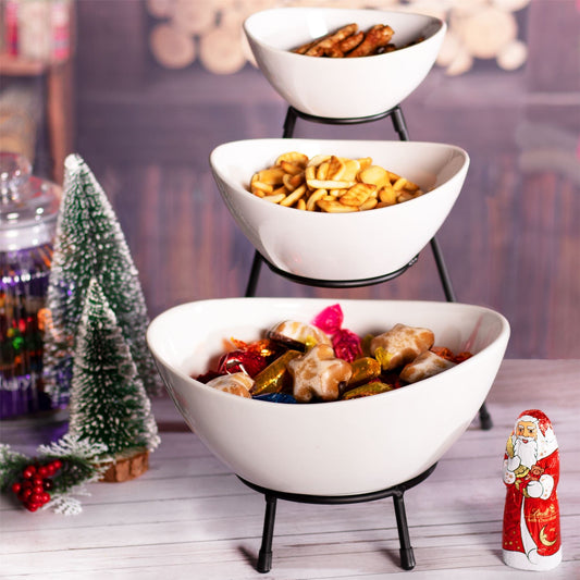 3 Tier Serving Set Bowls | M&W	