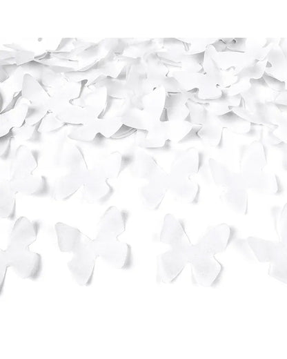 White Butterflies Confetti Cannon - 60cm