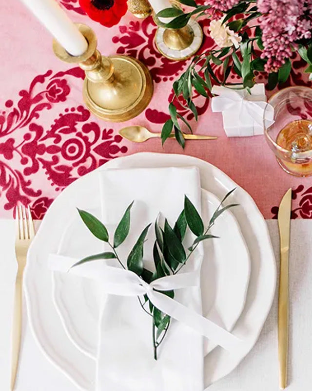 Reusable White Cloth Napkins - 35cm (25pk)