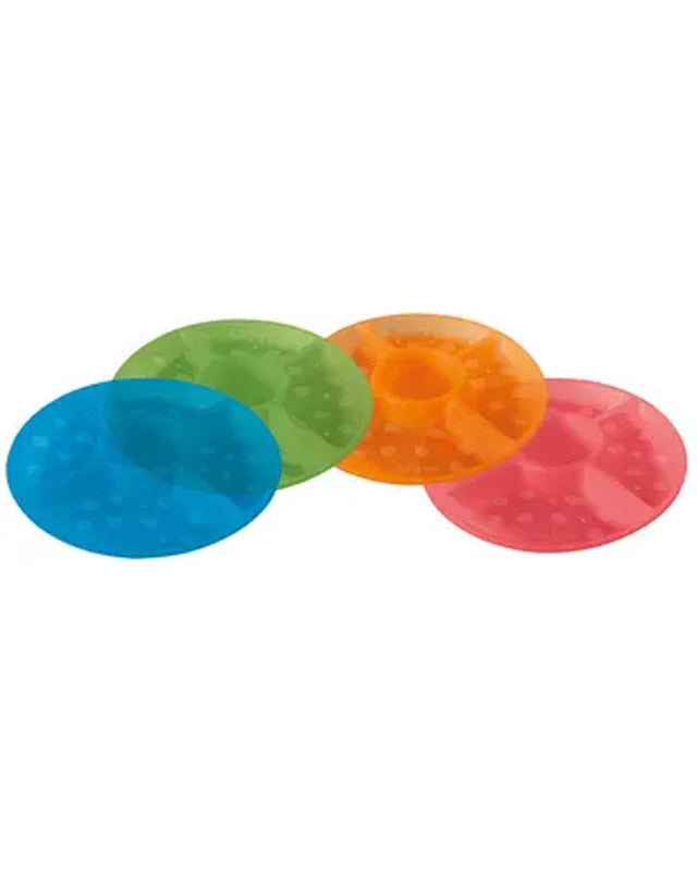 Multicoloured Semi Transparent Food Platters