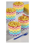 Rainbow Scalloped Food Container - 6.3cm x 5.7cm (24pk)