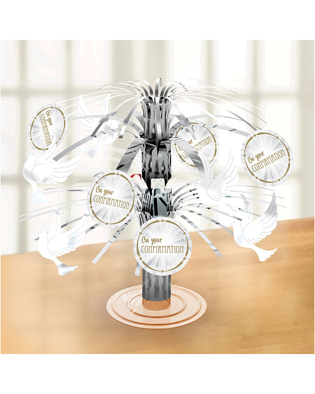 Confirmation Dove Cascade Table Centrepiece - 19cm