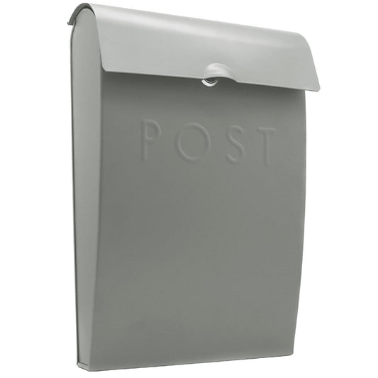 Wall Mounted Post Box in Grey | M&W	