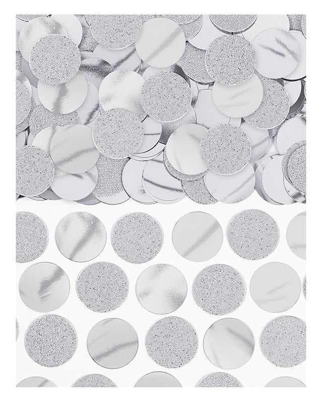 Silver Foil Confetti (63g)