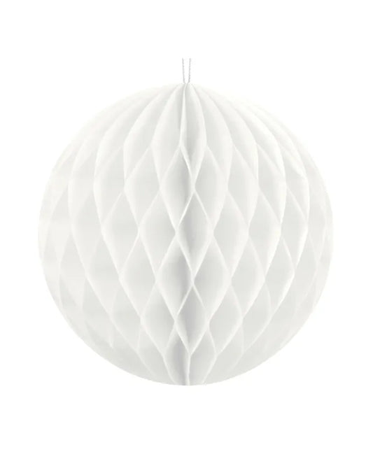 White Honeycomb Ball - 10cm