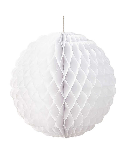 Ditsy Daisy Scalloped Honeycomb Balls - 25cm (2pk)