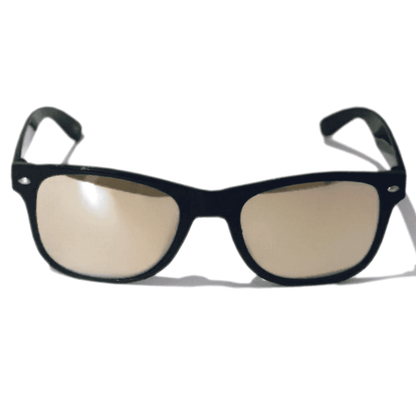 Black Spiral Diffraction Glasses