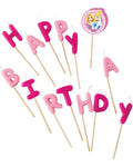 Disney Princess 'Happy Birthday' Pick Candles