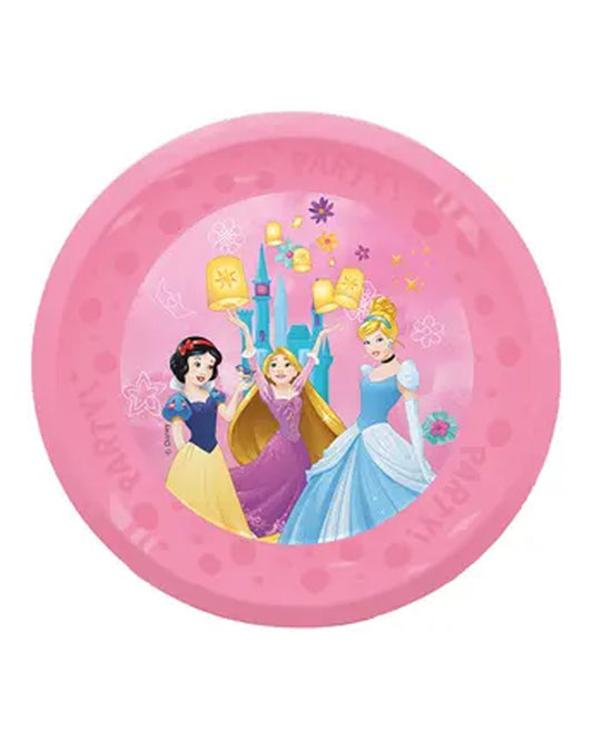 Disney Princess Reuseable Plastic Party Plates (4pk)