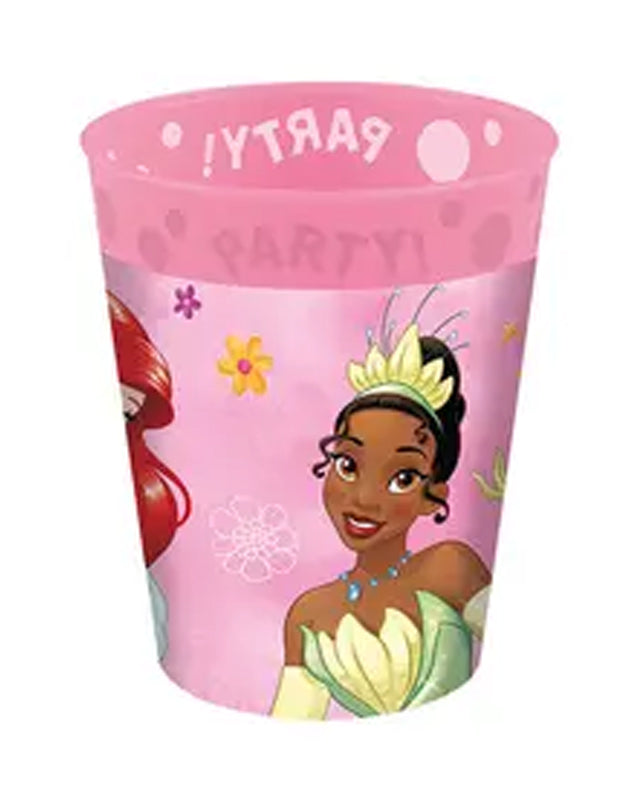 Disney Princess Reuseable Plastic Party Cups - 250ml (4pk)