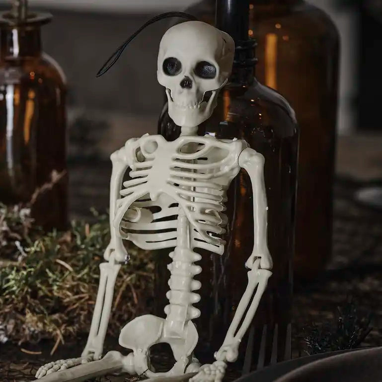 Hanging White Skeleton Decoration