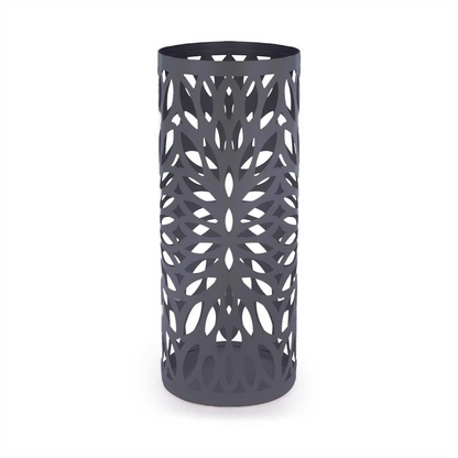 Round Metal Umbrella Stand in Grey | M&W	