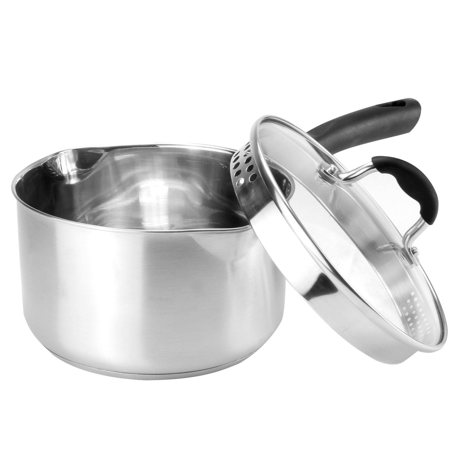 Stainless Steel Saucepans - Set of 3 | M&W	