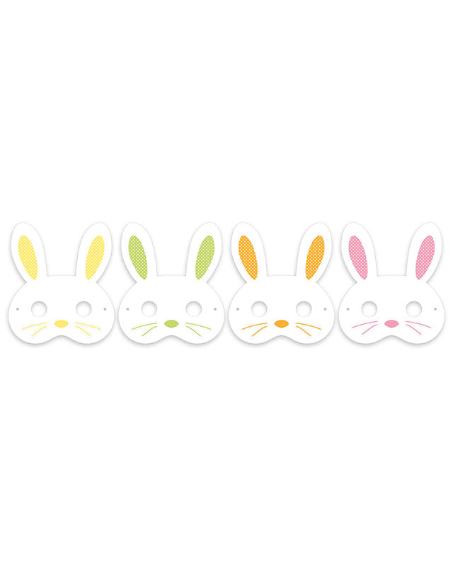 Make your own Bunny Masks (4pk)