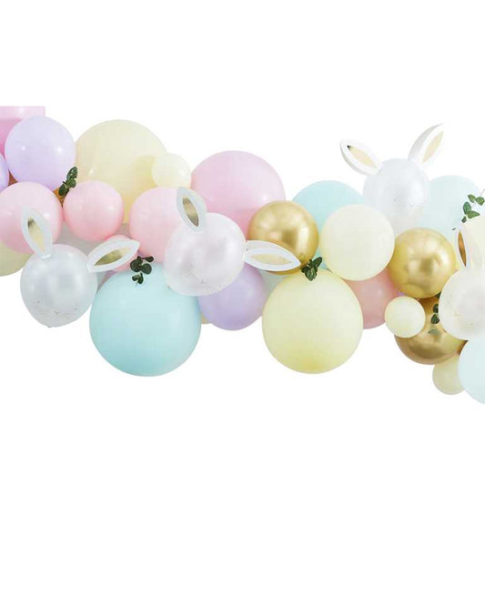 Pastel Bunny Latex Balloon Arch