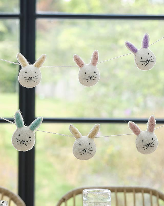 Fabric Bunny Bunting