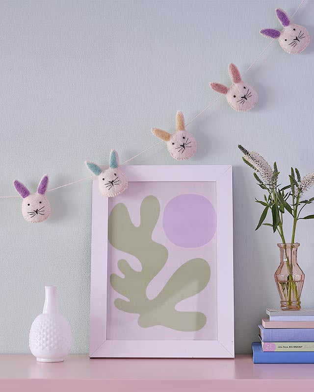 Fabric Bunny Bunting – product image 1