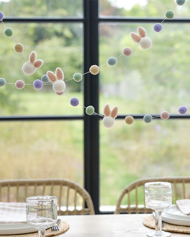 Easter Felt Ball Garland – product image 1