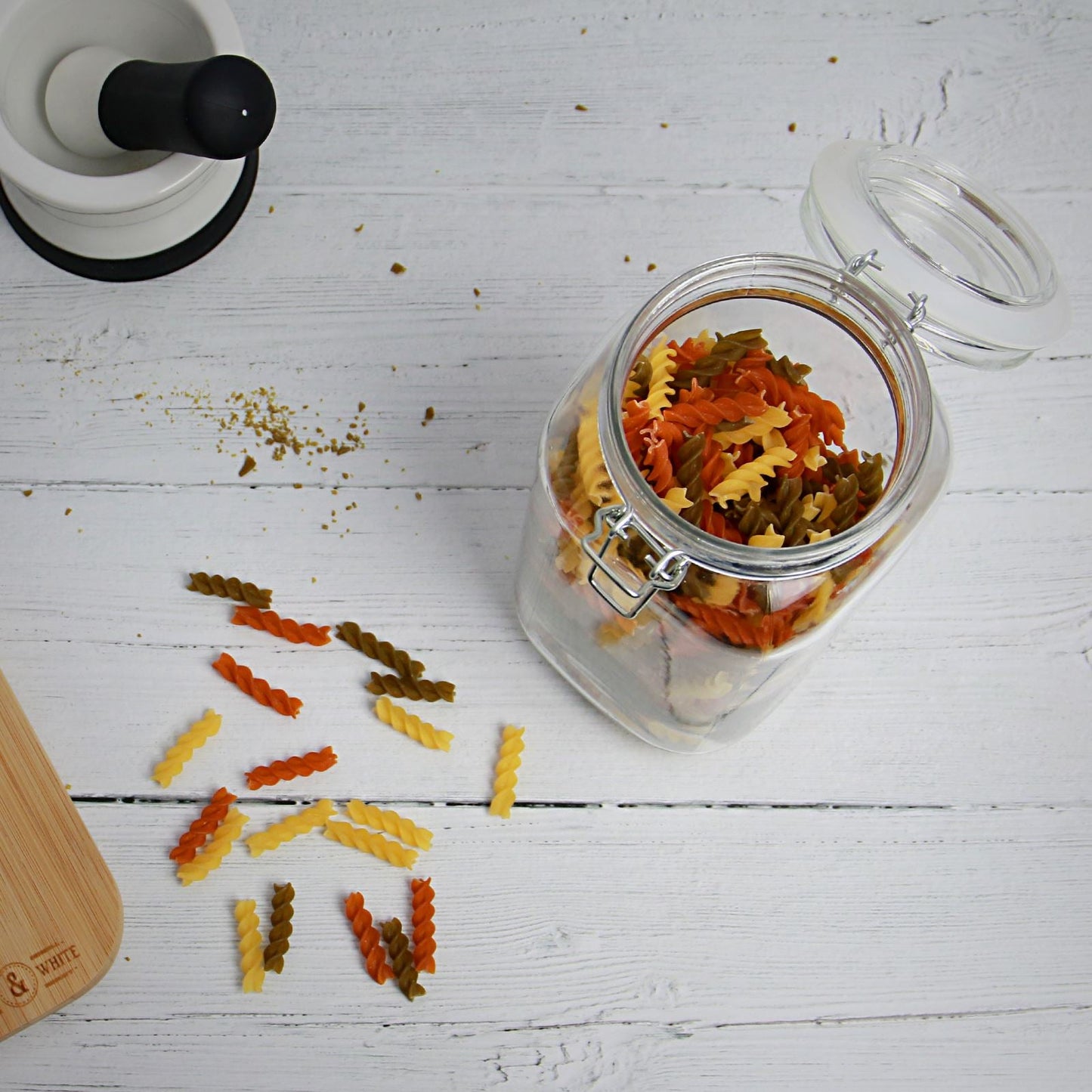 Clip Top Glass Storage Jars - Assorted Set of 5 | M&W	
