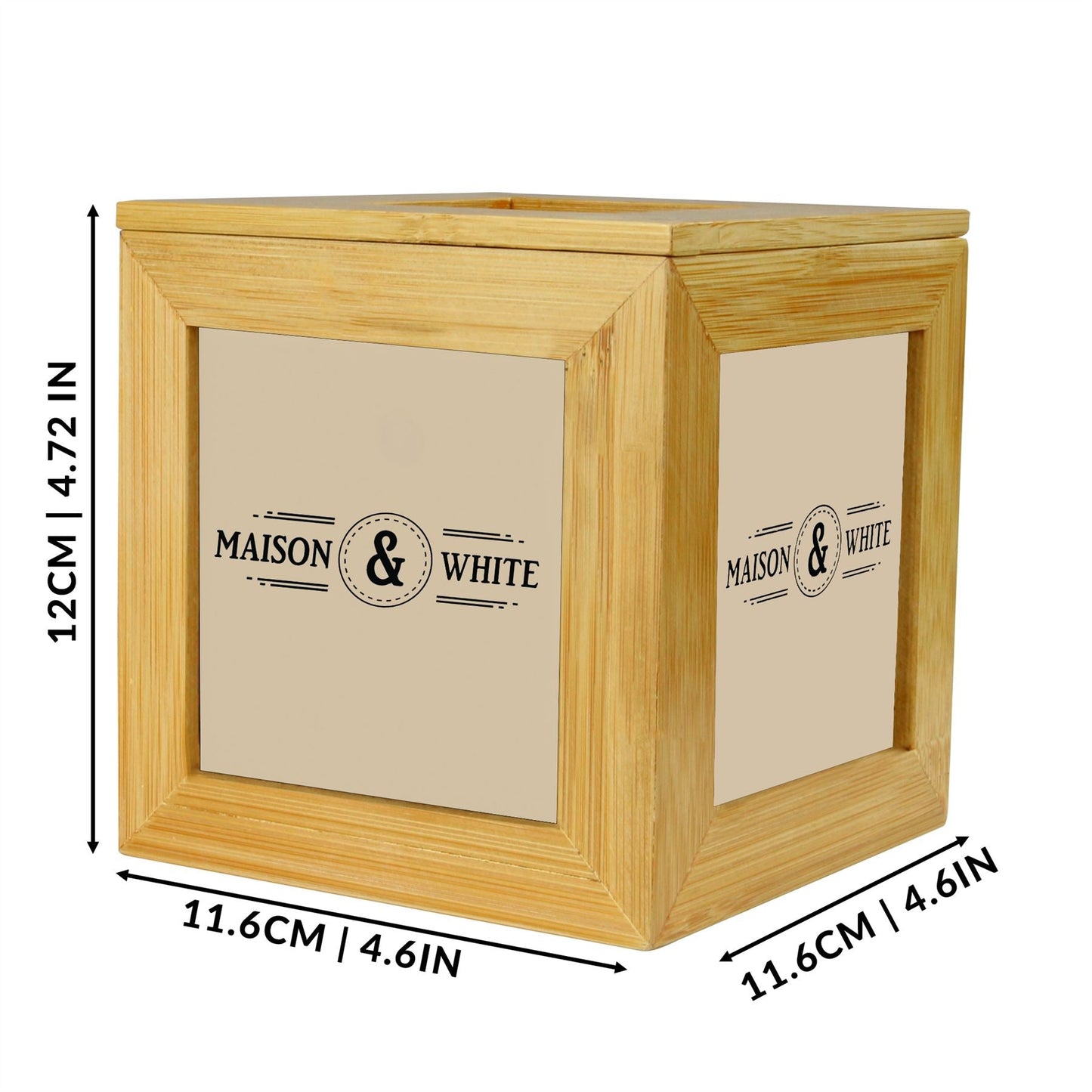 Bamboo Photo Cube | M&W	