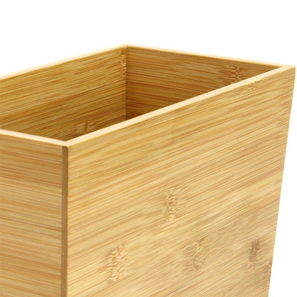 Bamboo Waste Paper Bin | M&W	