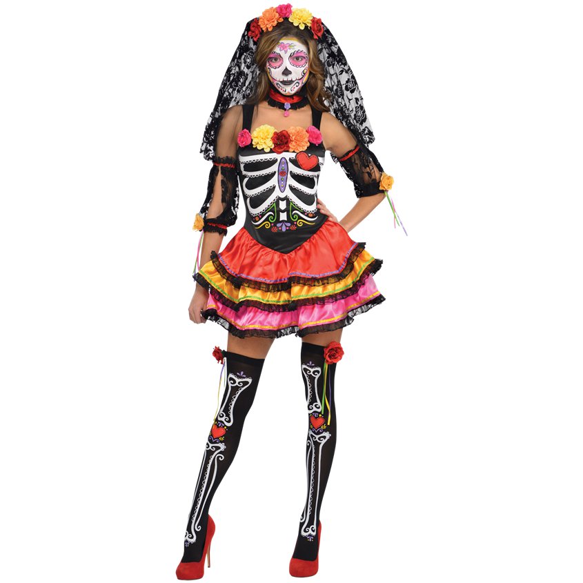 Day of the Dead Senorita - Adult Costume