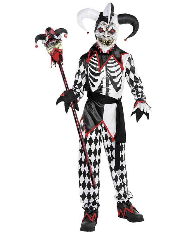 Sinister Jester Clown - Child and Teen Costume – product image 5