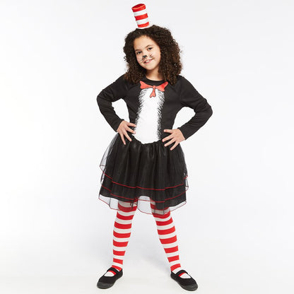 Dr Seuss Cat in the Hat Dress - Child and Teen Costume