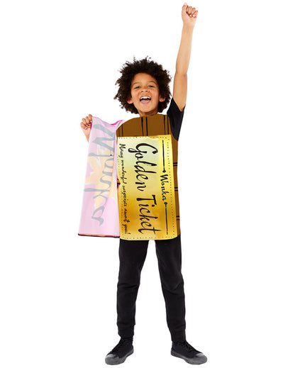Roald Dahl Golden Ticket Wonka Bar - Child Costume