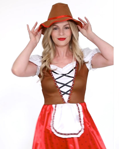 Bavarian Oktoberfest Lady - Adult Costume