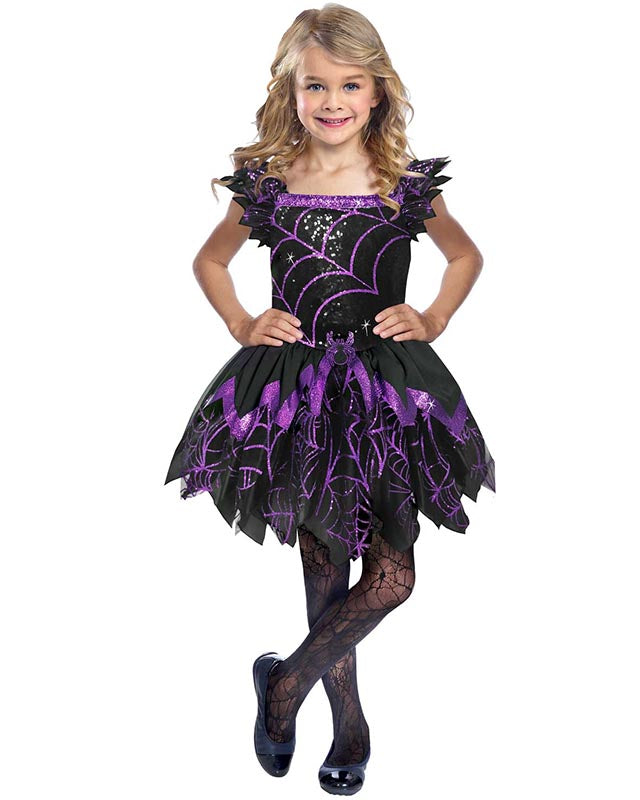 Spooky Spiders Witch - Childs Costume