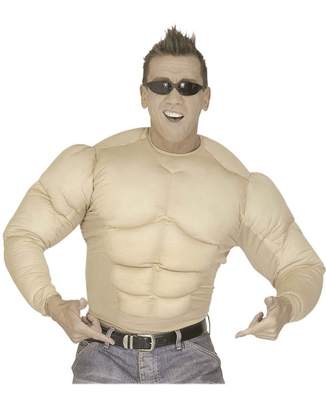 Padded Muscle Shirt  - Adult Costume