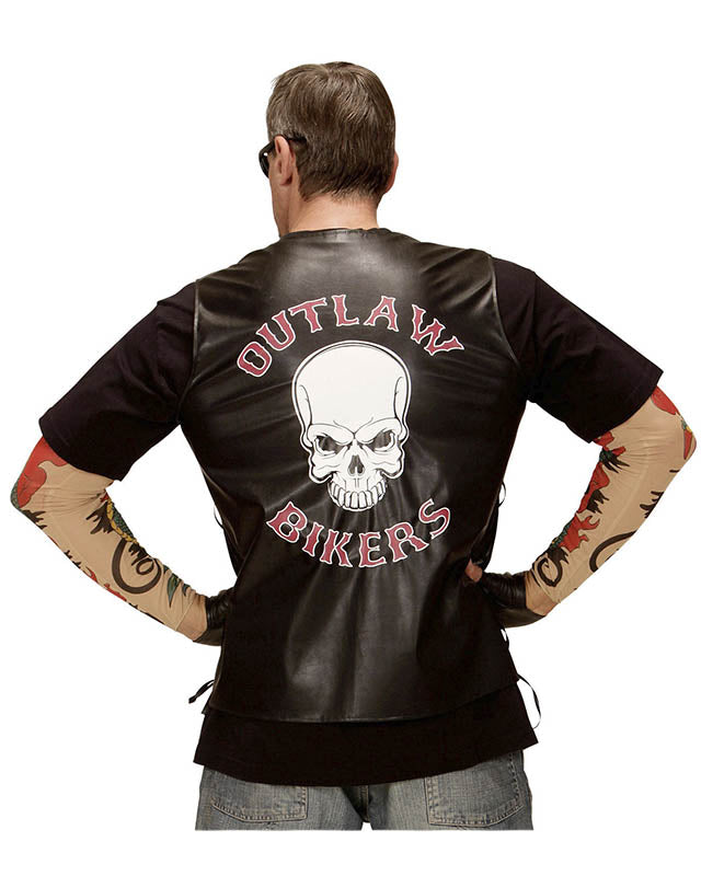 Rocker Biker Vest - Adult Costume