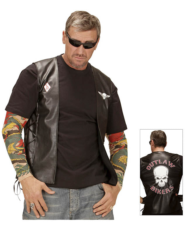 Rocker Biker Vest - Adult Costume – product image 1